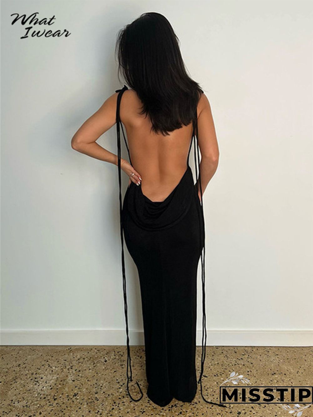 Backless Maxi Dress Sexy Blue Orange Spaghetti Strap Slim Women Long Club Party Beach