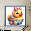Cute Duck-18CT Stamped Cross Stitch 20*20cm/7.87*7.87in