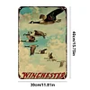 (Multi Style)Winchester Gun Advert - Vintage Metal Signs - 30*40cm