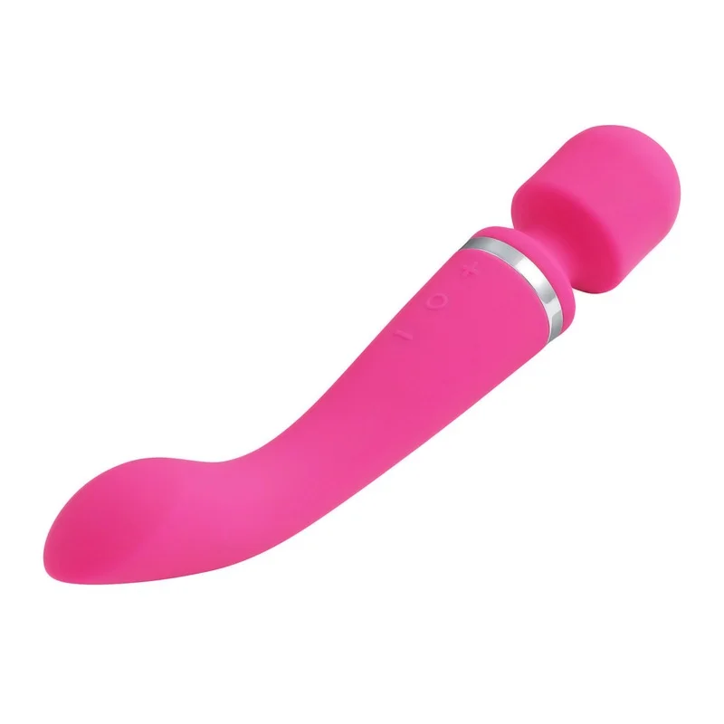 Double Head Rechargeable Personal Massager - Rose Toy