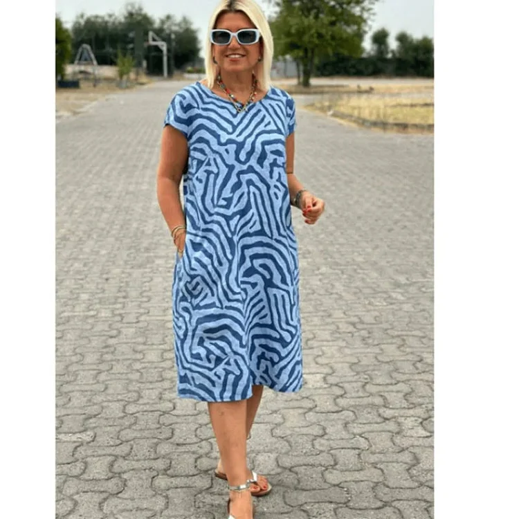 New Boho Vintage Casual Printed Dress