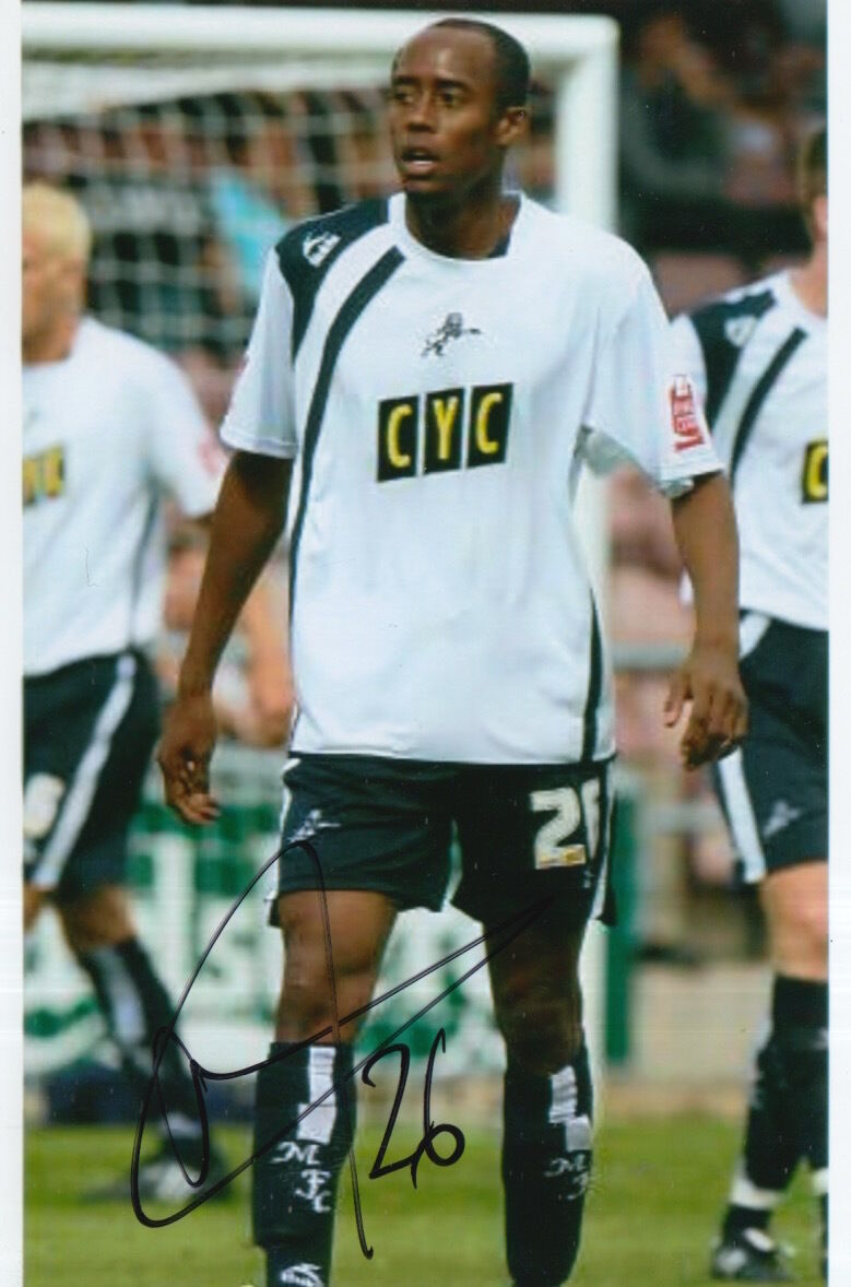 MILLWALL HAND SIGNED NADJIM ABDOU 6X4 Photo Poster painting 13.