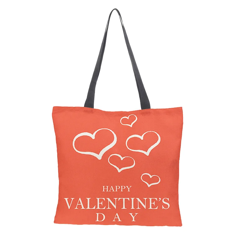 Linen Eco-friendly Tote Bag - Love