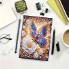 Flower Butterfly 5D DIY Diamond Art Painting Notebook Kit 50 Pages A5 Rhinestone Art Painting Notebook Kit for Adults Beginners Holiday Birthday Gift