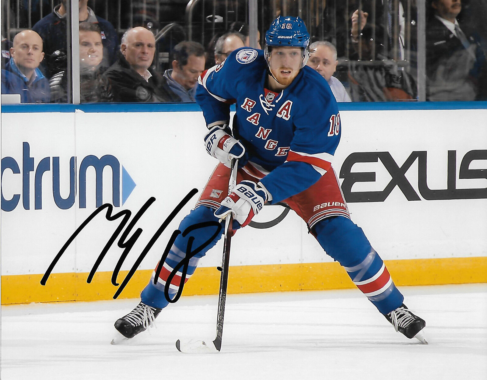New York Rangers Marc Staal Autographed Signed 8x10 NHL Photo Poster painting COA D