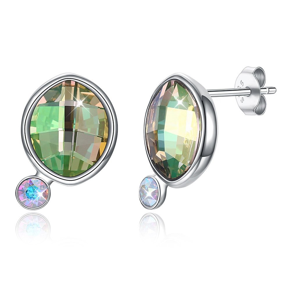 Irregular Stone  Stud Earrings