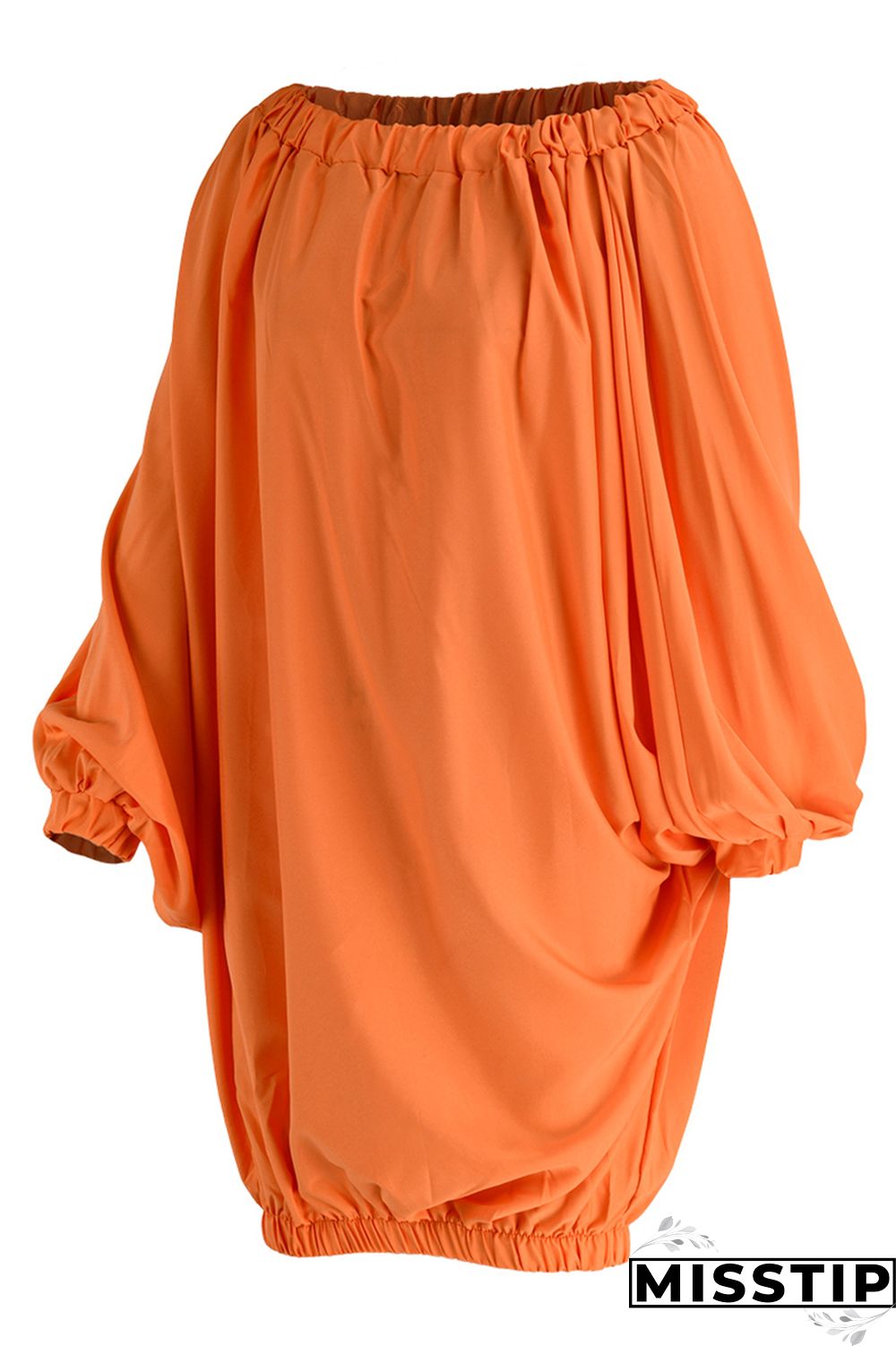 Pink Sexy Casual Solid Backless Off the Shoulder Long Sleeve Dresses