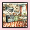 Orange Kitchen Restaurant-11CT Stamped Cross Stitch 50*50cm/19.69*19.69in