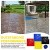 [US Local Warehouse] Concrete Texturing Skin 24x24in Concrete Stamps Mats Set 5 PCS Polyurethane Stamp Stone Tile Texture Mat for Walls/Floors