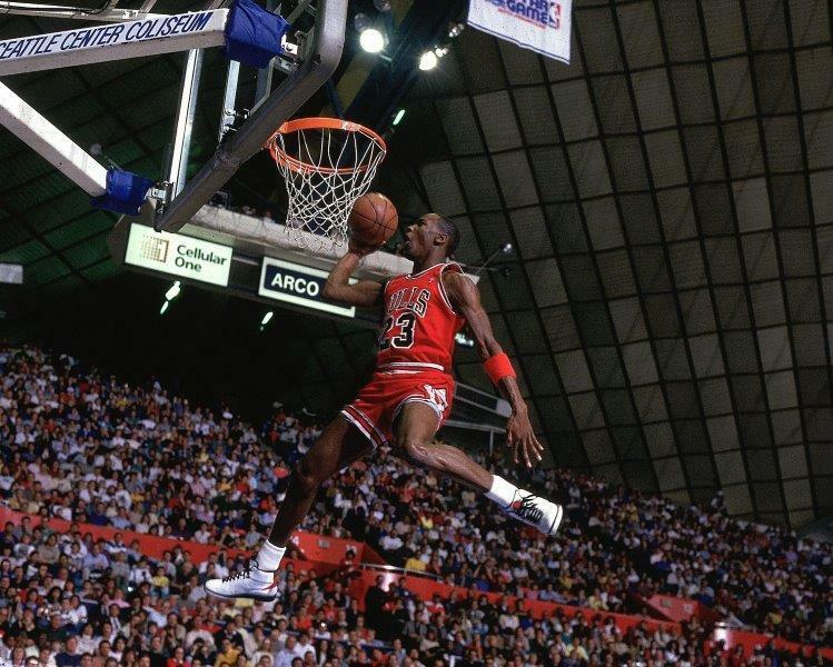 MICHAEL JORDAN Chicago Bulls Glossy 8 x 10 Photo Poster painting Poster Man Cave