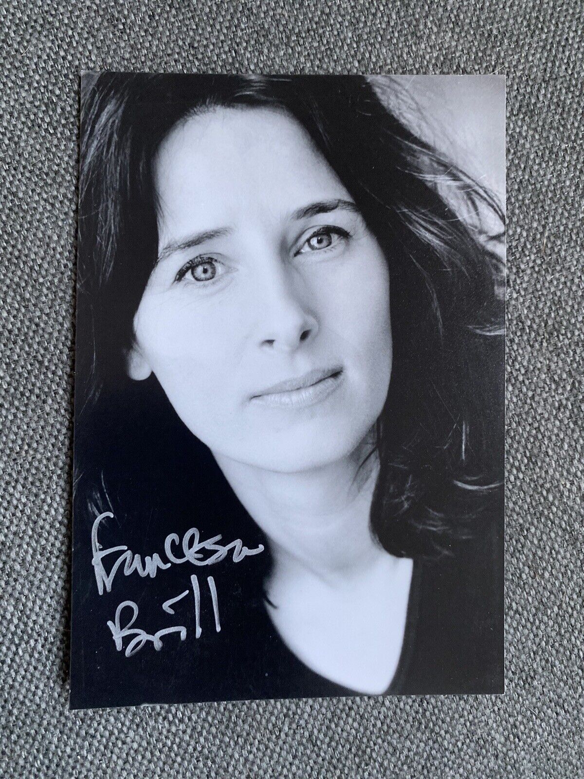 Francesca Brill Autograph Card 3 1/2x5 1/8in Autographed Signed