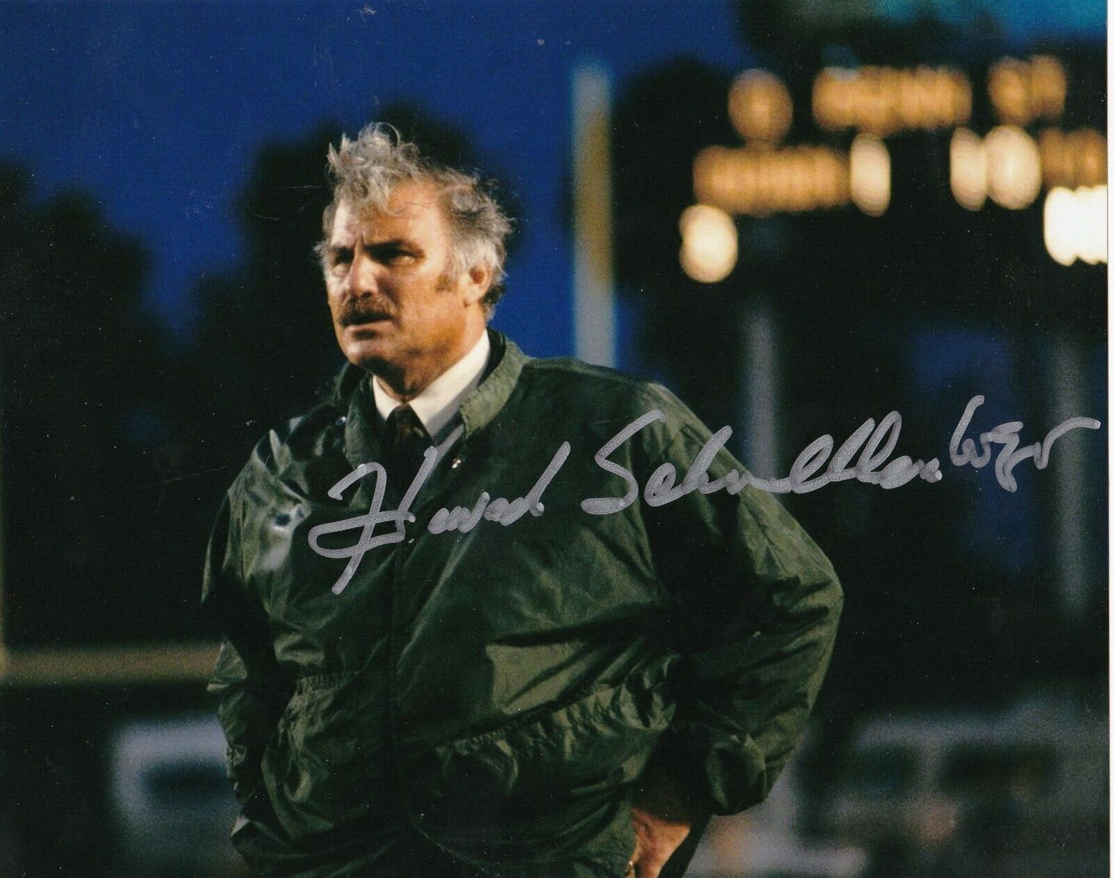 HOWARD SCHNELLENBERGER MIAMI HURRICANES / MIAMI DOLPHINS ACTION SIGNED 8x10