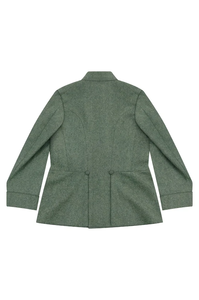   Reissued Dutch EM Field Grey Wool Field Tunic Jacket By German II German-Uniform