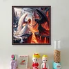 Angels Demons-11CT Stamped Cross Stitch 40*40cm