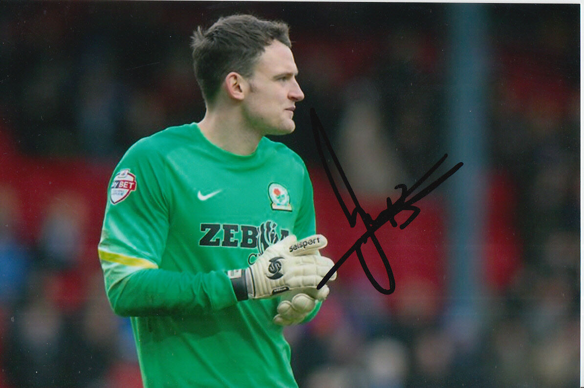 BLACKBURN ROVERS HAND SIGNED SIMON EASTWOOD 6X4 Photo Poster painting 2.