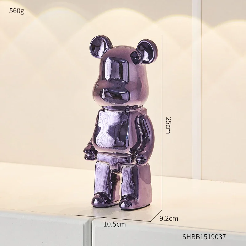 Athvotar Japanese Style Trendy Bear Miniature Esin Coin Storage Figurines Sculpture Ornament TV Cabinet Home Decoration Living Room Gift