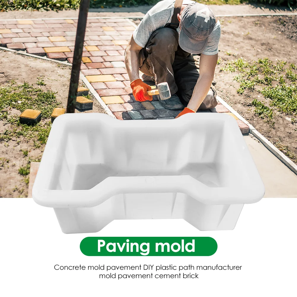 Garden Paving Mold DIY Path Maker Cement Brick Concrete Stone Road Mould