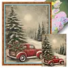 Christmas Tree And Car-11CT Stamped Cross Stitch 40*53cm/15.75*20.87in tapestrymarket