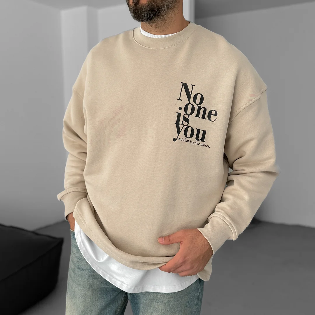 Street Lettering Oversized Hoodie