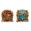 2Pcs citrouille voiture - 5d bricolage artisanat pendentif