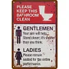 Toilet - Vintage Metal Signs(8*12Inch)  - Warning