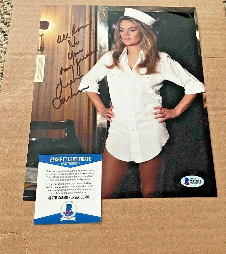 DYAN CANNON SIGNED SEXY 8X10 Photo Poster painting BECKETT CERTIFIED