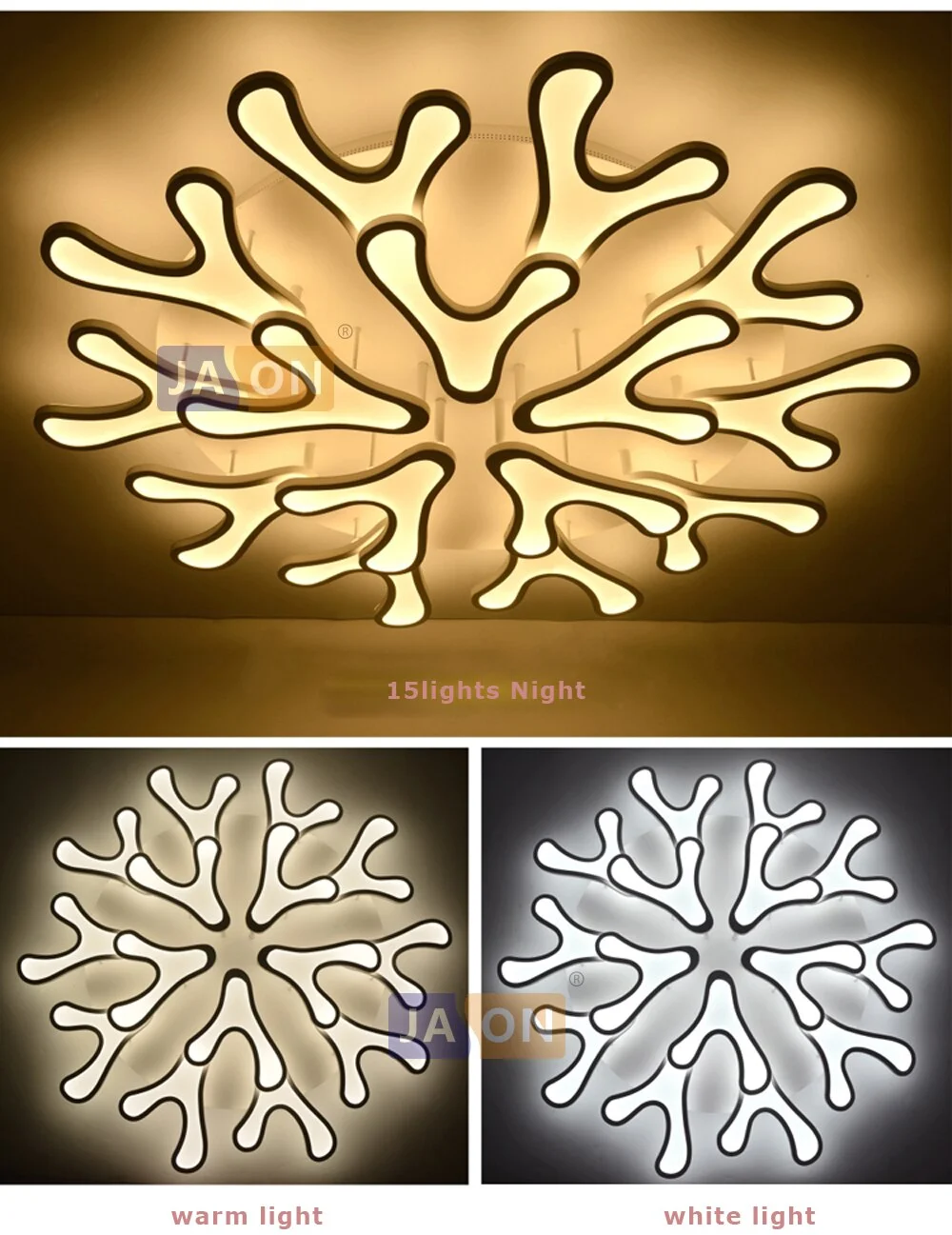 LED Modern Iron Acrylic Antlers Round LED Lamp.LED Light.Ceiling Lights.LED Ceiling Light.Ceiling Lamp For Foyer Bedroom