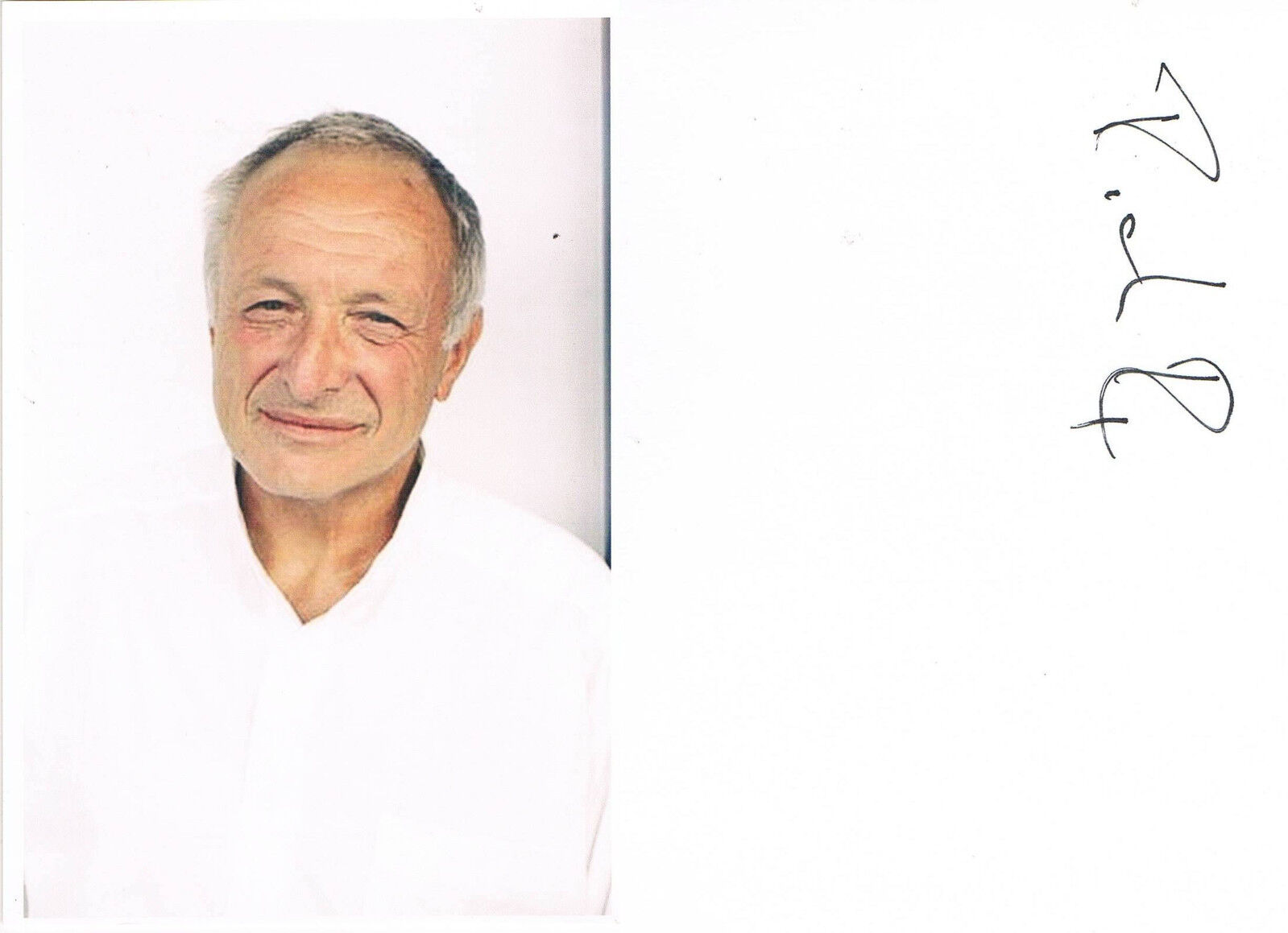 Richard Rogers 1933-2021 autograph verso signed 4x6