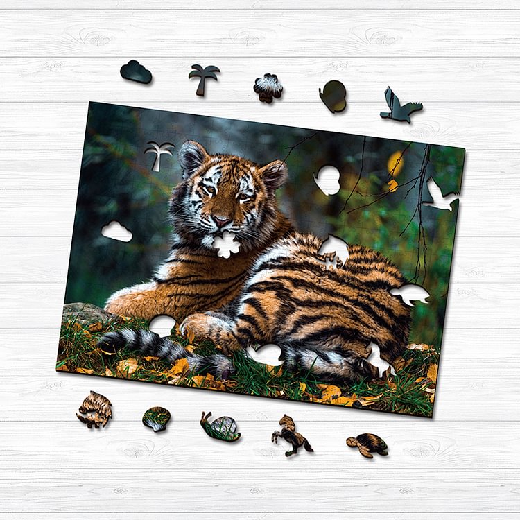 Tiger Wooden Jigsaw Puzzle