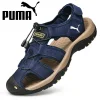 PUMA® Kalbsleder-Sandalen, handgenäht