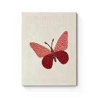 Red Butterfly - Punch Needle