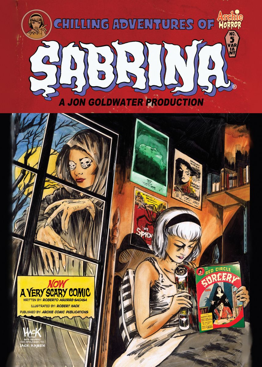 Horror Halloween Sabrina 40*50CM(Canvas) Full Round Drill Diamond Painting gbfke