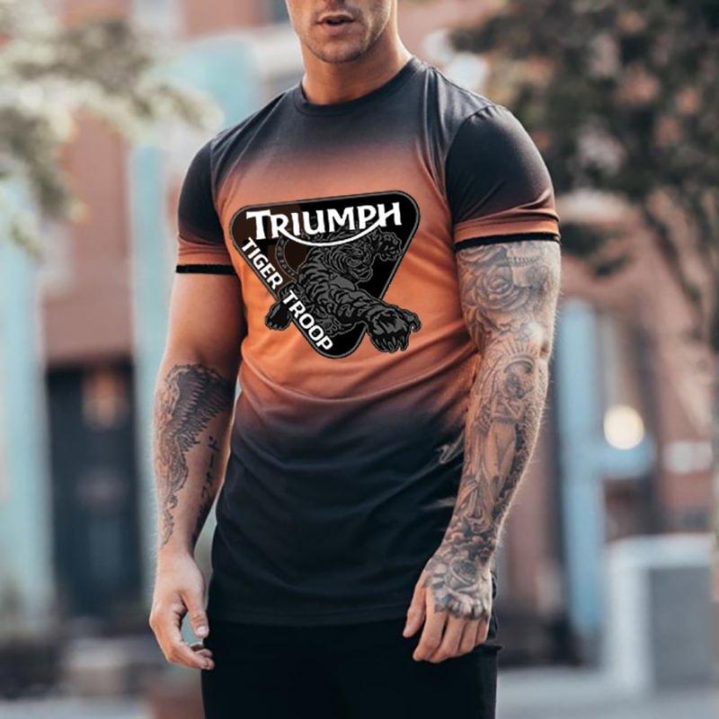 Triumph Pigeon Contrast Print Crew Neck T-Shirt