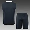 2025/2026 Chelsea Pre-Match Training Dark Gray Vest+Shorts Football1:1 Thai Quality