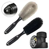 Car Wheel Wash Brush Soft Bristle Tire Cleaning Brushes Tools Car Tire Rim Brush
