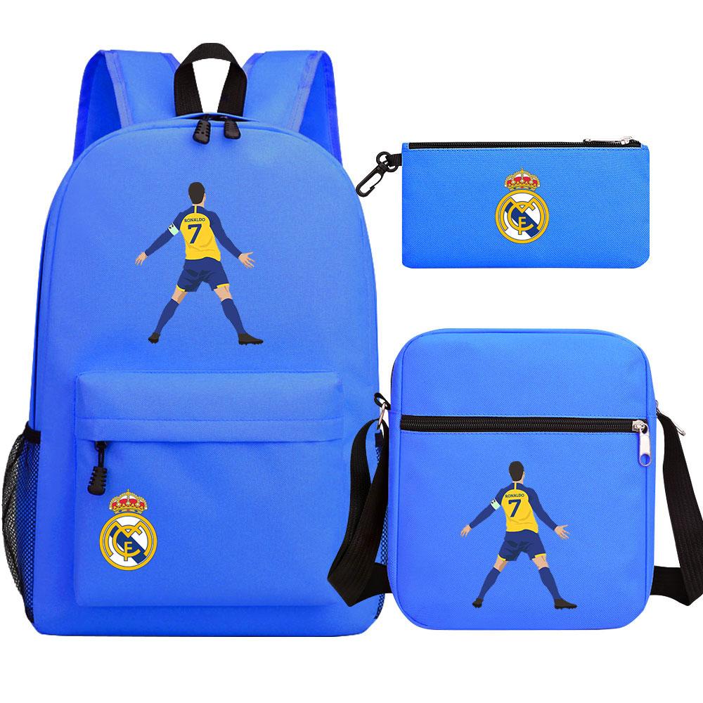 Mayoulove Cristiano Ronaldo Backpack Lightweight Ergonomic Design for School Adventures-Mayoulove