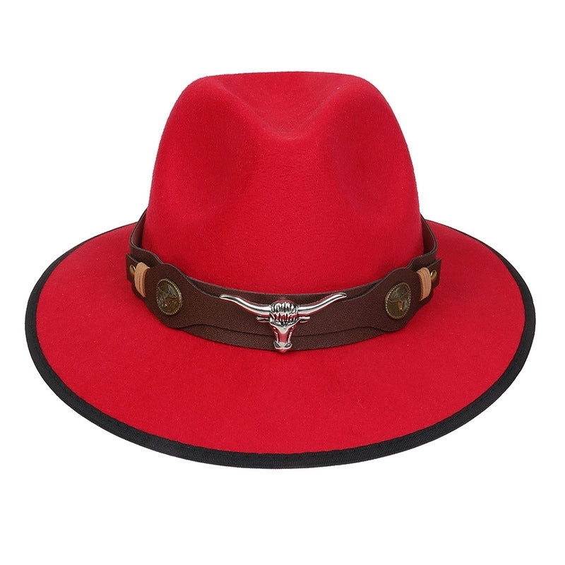 Tibetan Hat Autumn And Winter New Women’s Tibetan Cowboy Hat Men’s And Women’s Outdoor Cow Head Accessories Hat