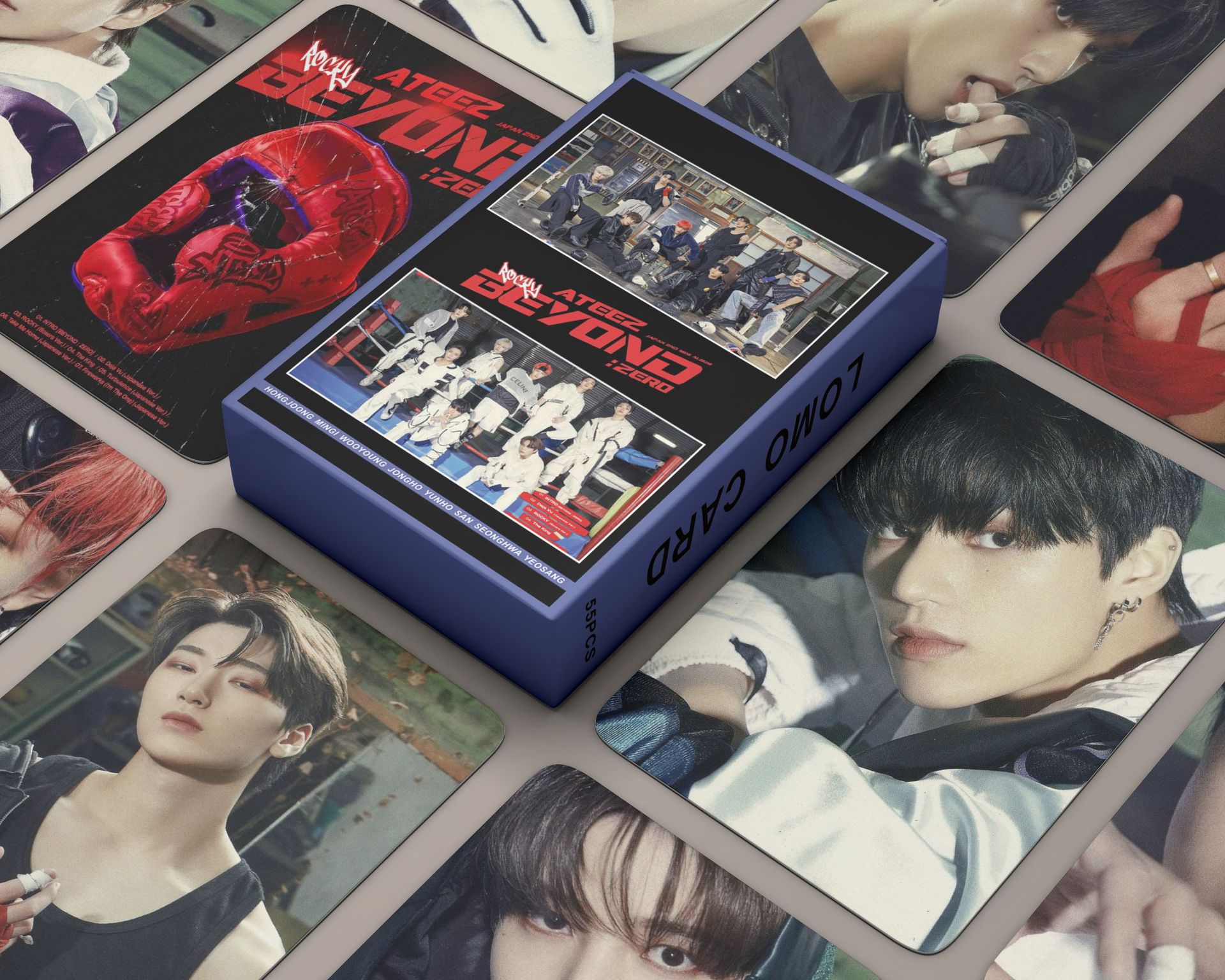 ATEEZ BEYOND : ZERO ROCKY MINIPOSTER 55 PCS WITH BOX