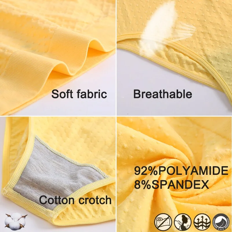 Billionm Waist Panties Women's Underwear Breathable Panties Sexy Lingerie Soft Feamle Briefs Plus Size Pantys Intimate Underpants