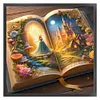 Castle In The Book-11CT Stamped Cross Stitch 50*50cm/19.69*19.69in tapestrymarket