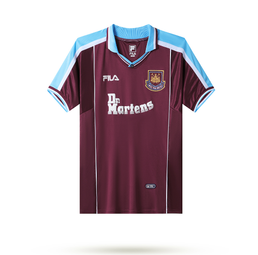 Retro 1999-2001 West Ham United Home Football Shirt Thai Quality