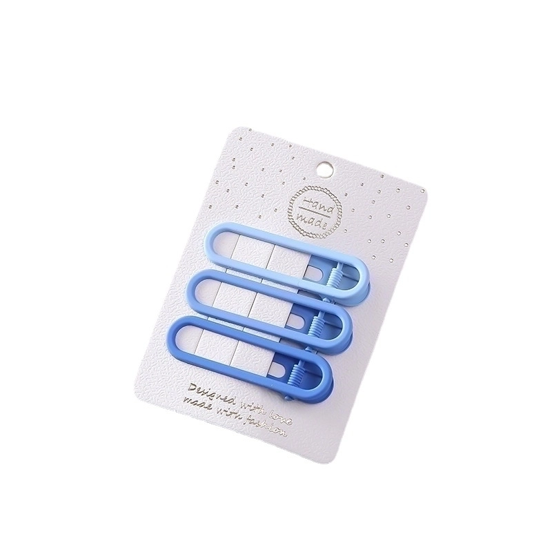 Minimalist Solid Color Alloy Hollow Out Hair Clip 1 Set