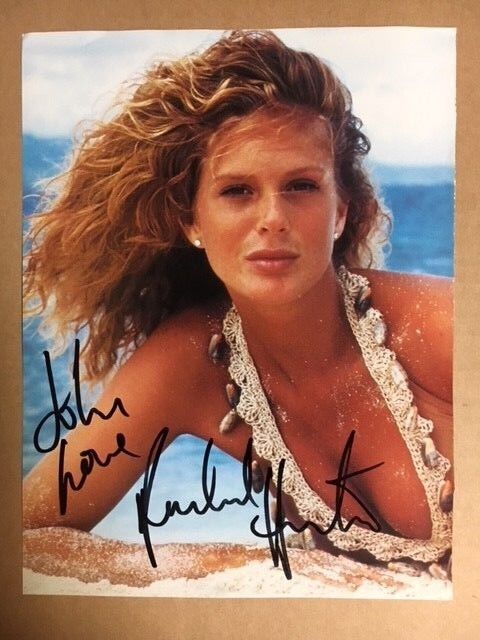 Rachel Hunter Signed 8x10 Close-up from Sports Illustrated Auction House COA