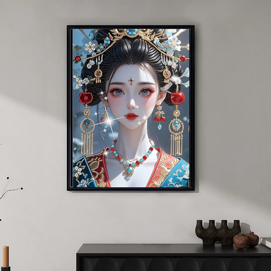 Diamond Painting - Partial Special Shaped Drill - Tang Dynasty Beauty(Canvas|30x40cm)