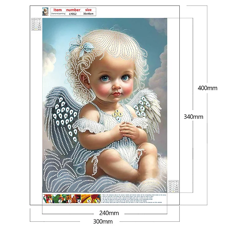 Diamond Painting - Special Shape - Girl(30*40cm)