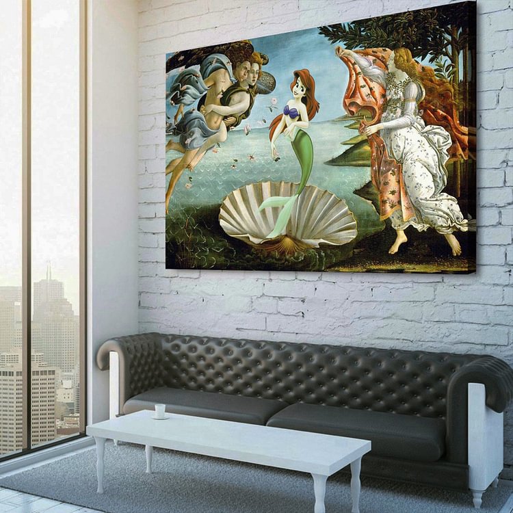 The Little Mermaid Canvas Wall Art MusicWallArt