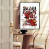 A3 & 4K Size Hot-blooded Basketball Decorative Painting - SLAM DUNK Decoration Painting - HuangGua Studio