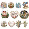 DIY Diamond Painting Hanging Ornament Pendant Acrylic Double Sided Print Decor Kit