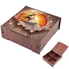 Diamond Painting Wooden Beautiful Girl 4 Slots Diamond Painting Storage Box for Adult Beginner