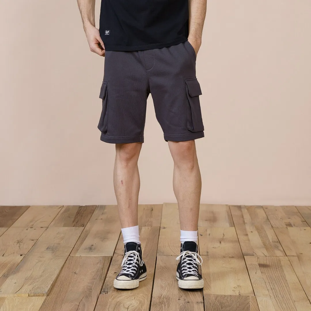 SIMWOOD 2021 Summer New Cargo Shorts Men Multi-Pockets Jogger Sweatshorts Loose Oversize Hip Hop Running Shorts  SJ1302211